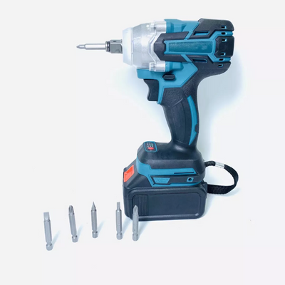 Llave Taladro de Impacto Inalámbrico doble batería + Accesorios