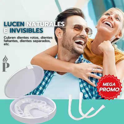 Carillas Dentales Ajustables 🦷- Set 2 Pzs (Superior e Inferior)