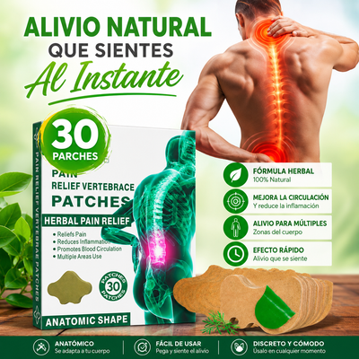 Parches Para Dolor - Alivio Instantáneo (Pack x30 Und)