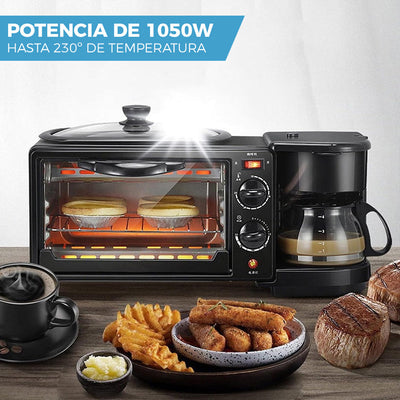Horno Multifuncional 3 en 1 🍳🍰☕