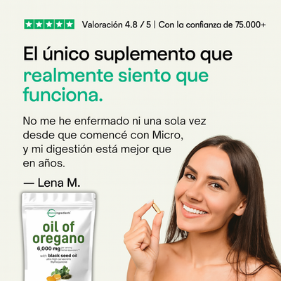 Aceite de Orégano + Semilla Negra Natural™ — Un complemento natural para apoyar tu bienestar diario