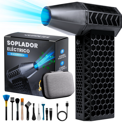 Soplador Ultra Potente Recargable con Ventilador de Conducto de Alta Velocidad