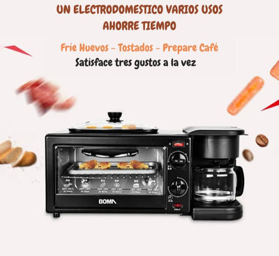 Horno Multifuncional 3 en 1 🍳🍰☕