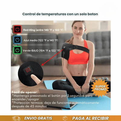 HOMBRERA ELÉCTRICA RECARGABLE (ALIVIO SIN CIRUGÍAS) 😱🩺