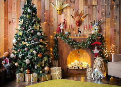 Telón Navideño: Convierte tu Sala en un Estudio de Fotos Navideñas