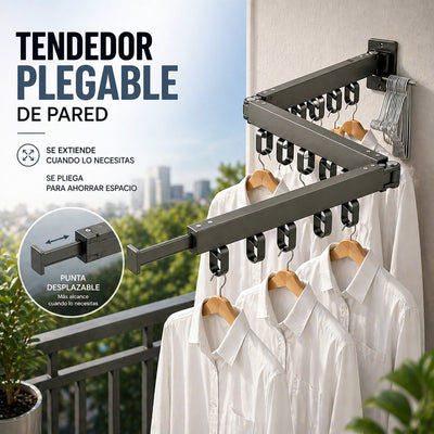 Tendedero Retráctil de Aluminio