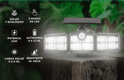 Reflector solar LED - POWER MAX© PAGA 1 Y LLEVA 2
