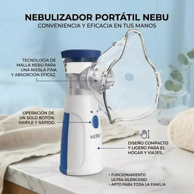 VaporAid™ - Nebulizador Portátil Para Adultos Y Niños
