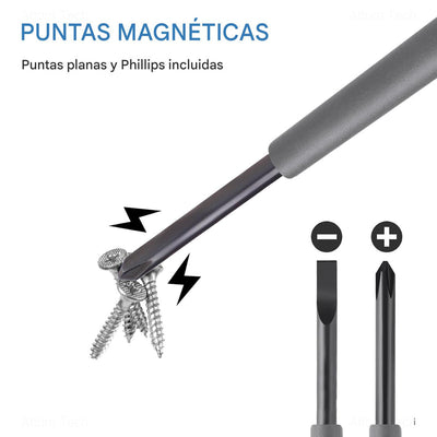 (🎁 PAGA 1 lleva 2 🎁) Destornillador magnético y comprobador de voltaje