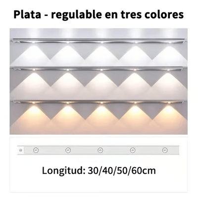LuminaMax® - Barra de luz LED inteligente con sensor de Movimiento