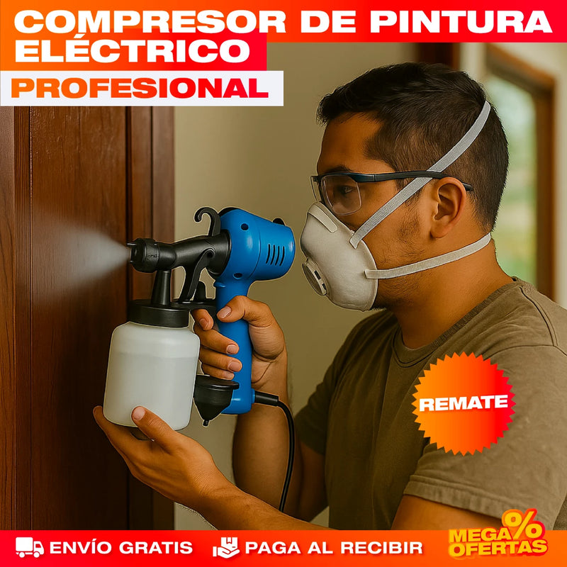 COMPRESOR DE PINTURA ELÉCTRICO MULTIFUNCIONAL