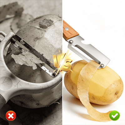 Pack de 2 Peladores de verduras multifuncionales