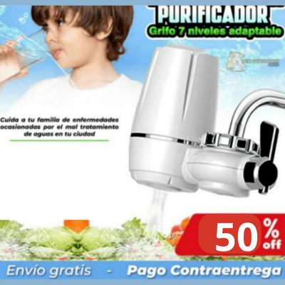 FILTRO PURIFICADOR DE AGUA PARA GRIFO ADAPTABLE®