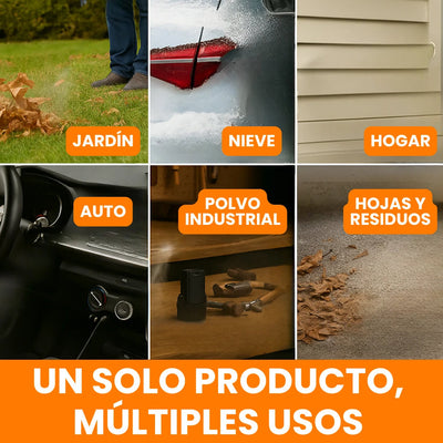 Air Force® - Soplador Turbo Inalámbrico Limpieza Rápida (2 Baterías y Maletín Gratis🎁)