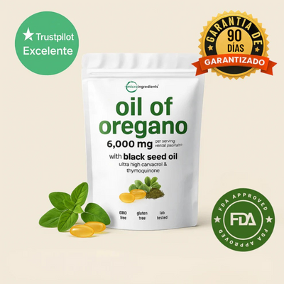 Aceite de Orégano + Semilla Negra Natural™ — Un complemento natural para apoyar tu bienestar diario