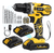 Kit Taladro Inalambrico 3 en 1  + 2 baterias + 24 accesorios