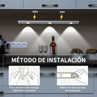 LuminaMax® - Barra de luz LED inteligente con sensor de Movimiento