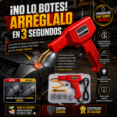 Kit de Pistola de Soldadura de Plastico