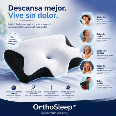 OrthoSleep™ – Almohada Cervical