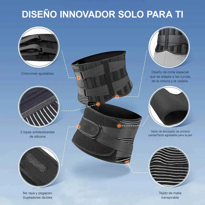 Cinturón Lumbar 2.0 NUEVO: 🏆 Innovación 2026 para Alivio de Ciática