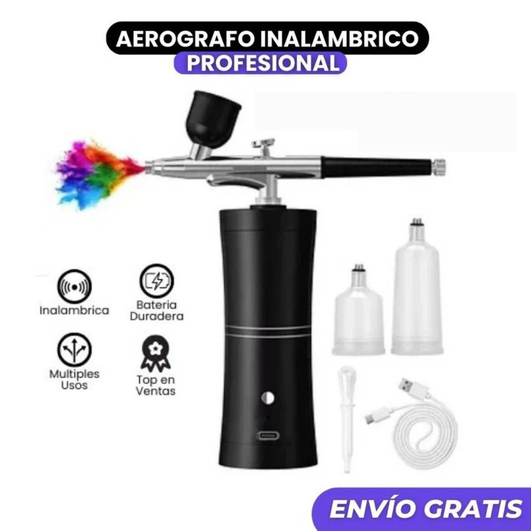 AIRBRUSH PRO® - Aerógrafo Portátil Compresor Profesional