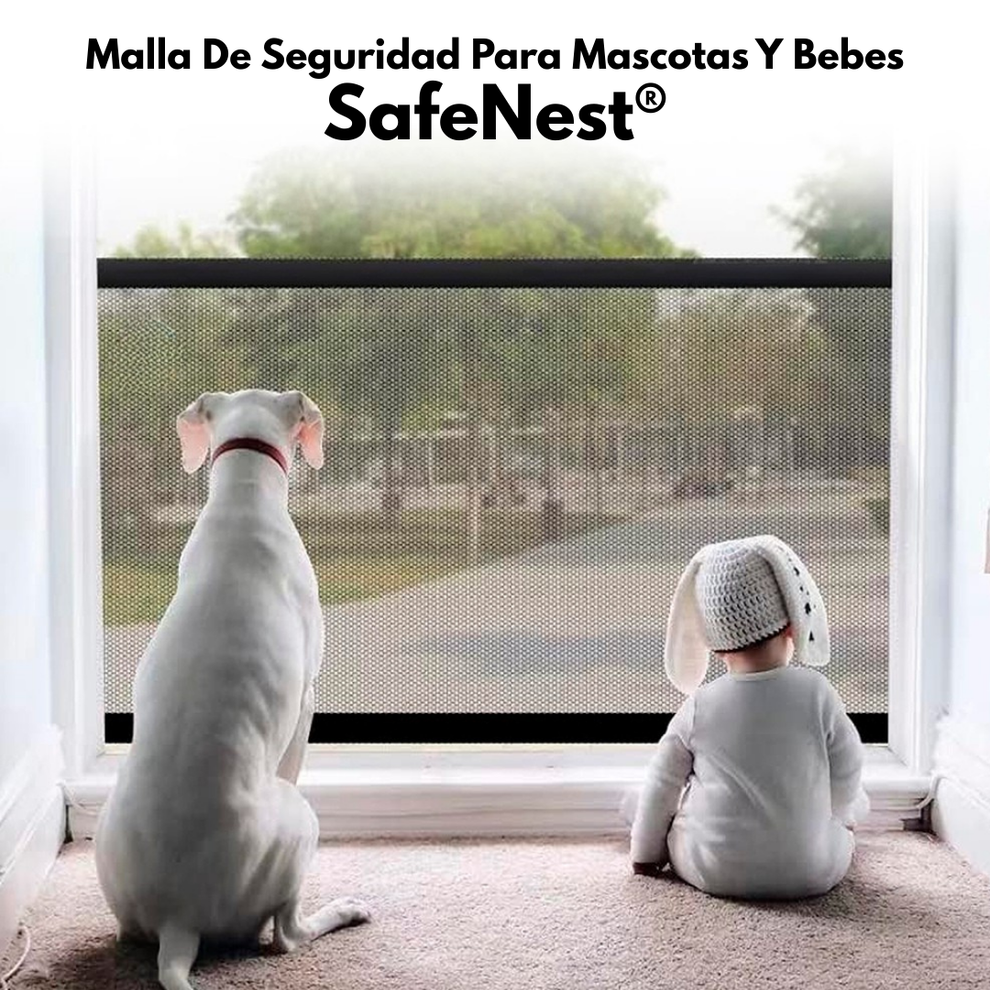 Malla De Seguridad Retractil Para Mascotas Y Bebes SafeNest®