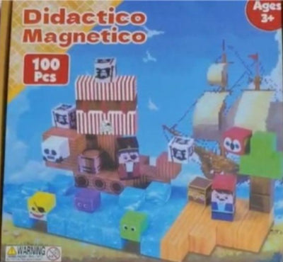 PixelCraft Blocks™ – Construye tu propio mundo – 100 Piezas