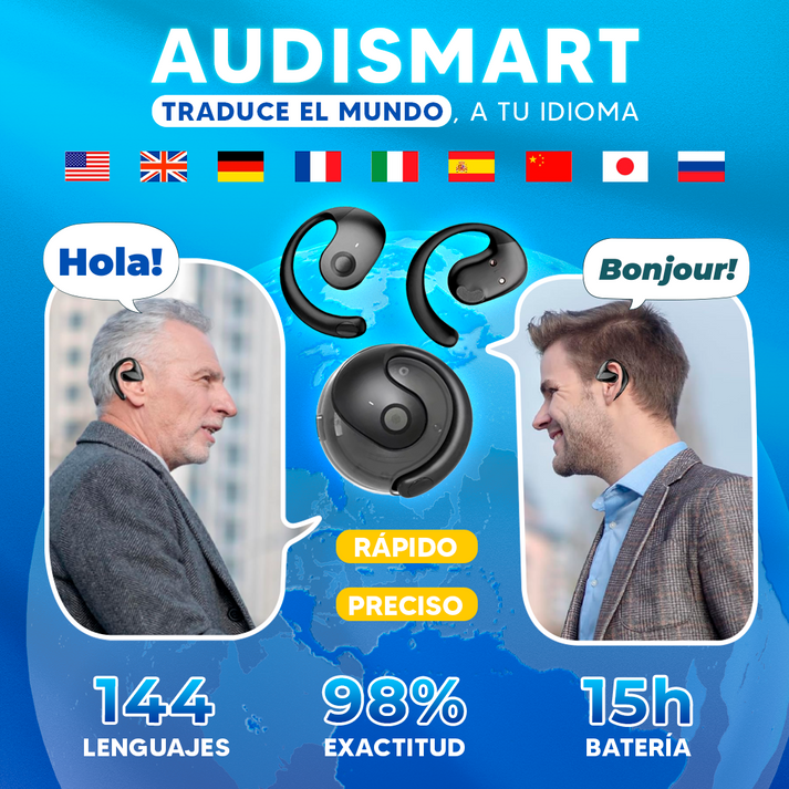 Auriculares Traductores – Escucha y entiende en cualquier idioma