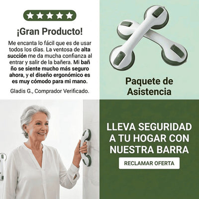 HELPING HANDLE™ - PACK DE 2 AGARRADERAS DE SEGURIDAD