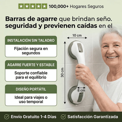 HELPING HANDLE™ - PACK DE 2 AGARRADERAS DE SEGURIDAD