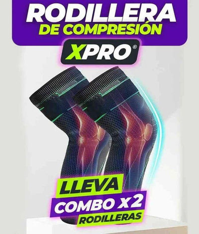 XPRO® - Rodillera 3D Autocalentable de Acupresión (1 par)