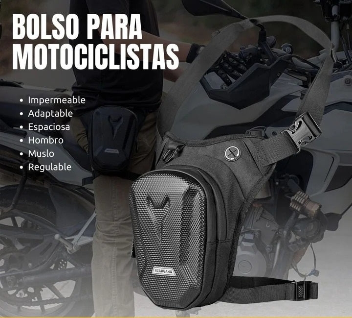 Bolso táctico de pierna para motociclistas
