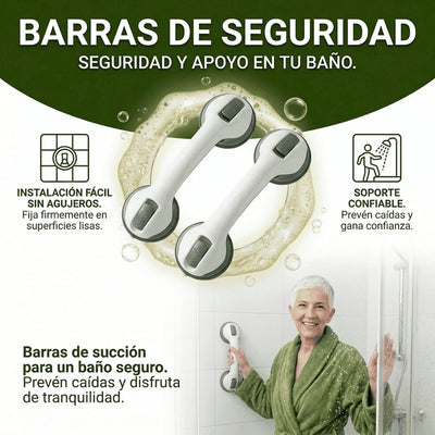 HELPING HANDLE™ - PACK DE 2 AGARRADERAS DE SEGURIDAD