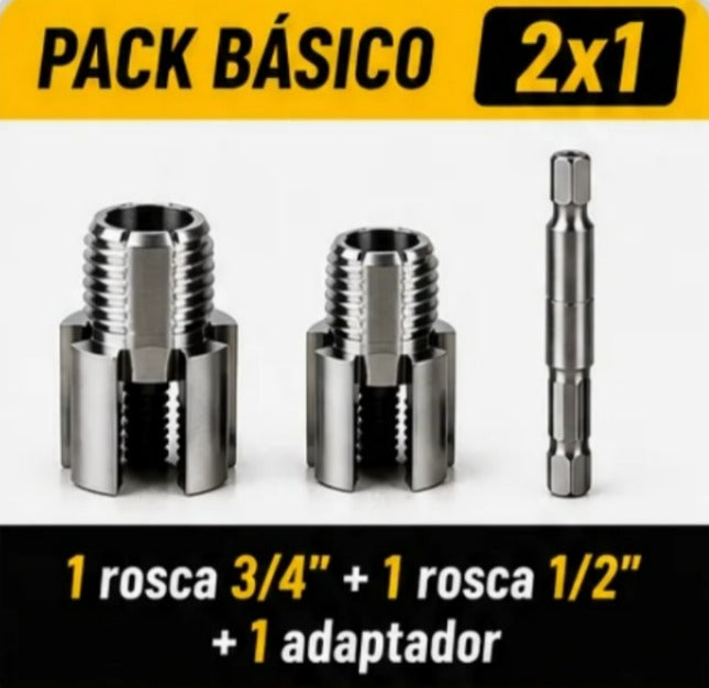 Herramienta para Roscar Tuberías de PVC