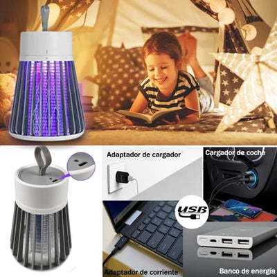 🏆COMPRA 1 y LLEVA 2🎁 BUG ZAPPER - Exterminador de insectos portátil para interiores y exteriores