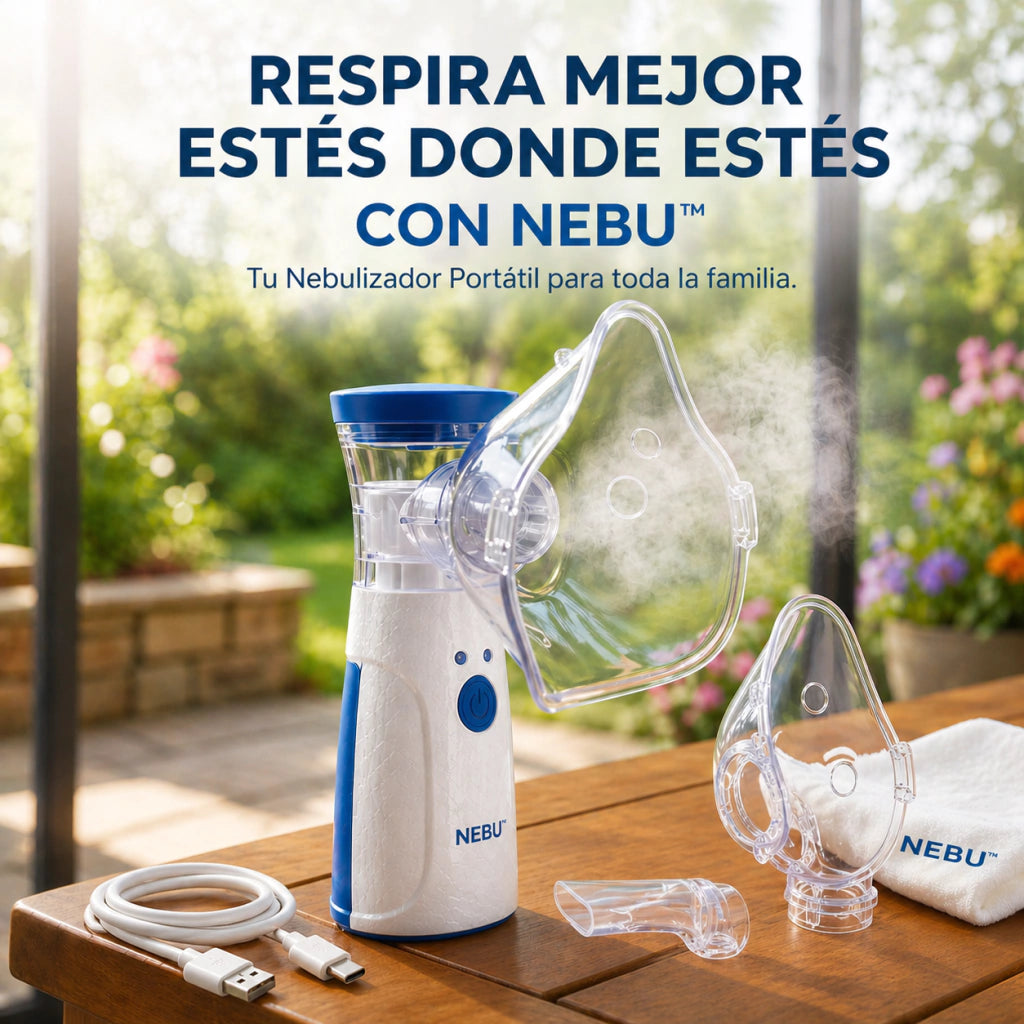 VaporAid™ - Nebulizador Portátil Para Adultos Y Niños