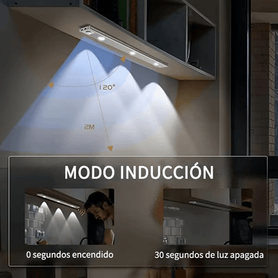 LuminaMax® - Barra de luz LED inteligente con sensor de Movimiento