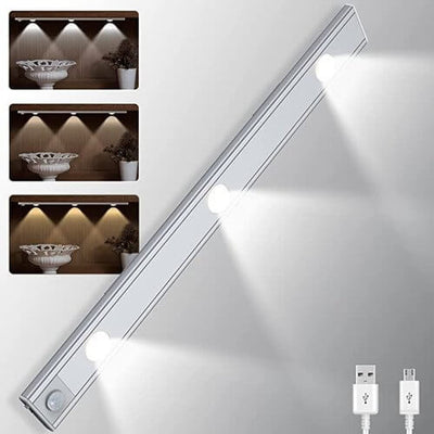 LuminaMax® - Barra de luz LED inteligente con sensor de Movimiento