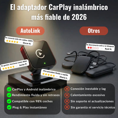 AutoLink™ – CarPlay inalámbrico sin cables